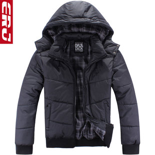  ERJ 男装秋冬新款棉袄 短款加厚 男士棉衣 运动休闲 保暖棉服