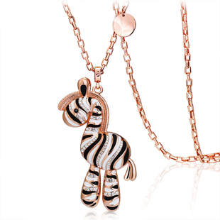 【图】卡洛<em>美毛衣</em>链 女 韩国长款可爱生肖小马