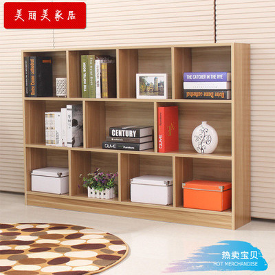 特价简易书柜书橱书架展示柜儿童柜储物柜学生简约收纳柜置物架