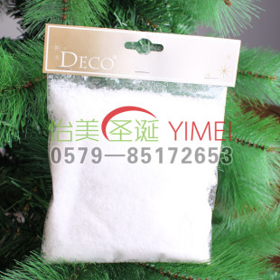  怡美圣诞装饰品 圣诞场景布置 圣诞雪 人造雪沫 圣诞用品 20g