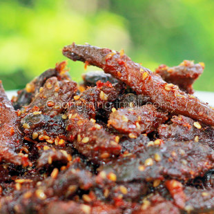  四川特产 牛肉干 长明麻辣牛肉/牛肉条 75g 美食小吃零食 5袋包邮
