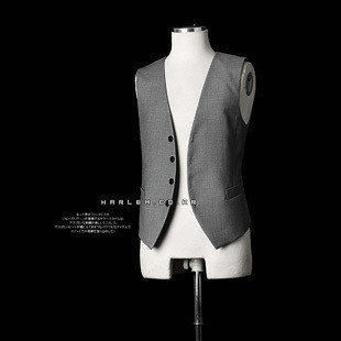  订做 韩版新款修身休闲时尚 男马甲 定做 男马夹背心 0649 vest 