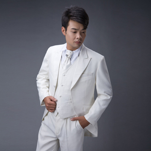  男士西服套装修身 西装男士休闲时尚外套 新郎礼服经典版修身款
