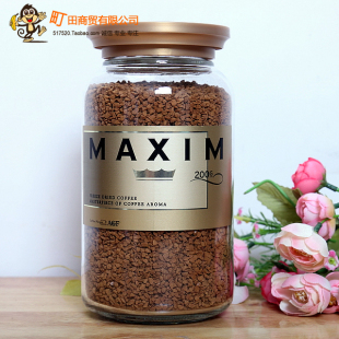  进口咖啡 日本原装AGF MAXIM 速溶 纯咖啡 200G单瓶/2015.12限时