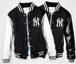  MC肆同款特价MLB职棒联盟NY夹克男装春秋棒球服嘻哈外套衫