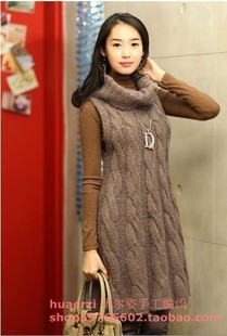 【潮衫潮绣】华尔姿<em>手工编织毛衣</em>韩版斗篷披肩