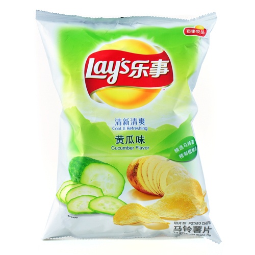 乐事薯片 清新清爽黄瓜味75g 1*32 薯片|一淘网优惠购|购就省钱