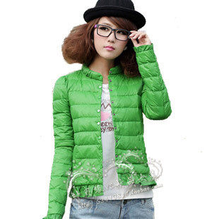 【爱购】正品羽绒服女薄款荷叶花边羽绒服短款羽绒服女正品清仓