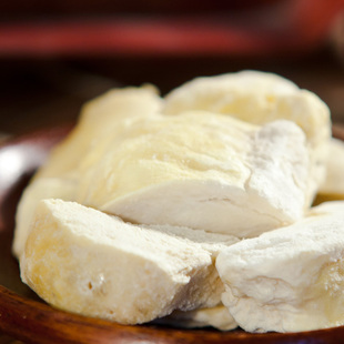  绿佳美食 泰国进口果蔬干 金枕头榴莲干50g 冻干榴莲 水果之王