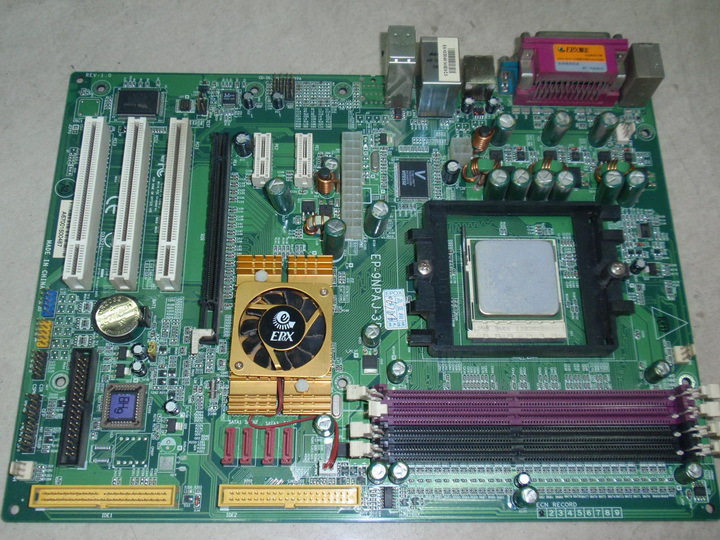 939主板CPU套板 磐正超磐手 NF4主板+速龙3000CPU 超754主板
