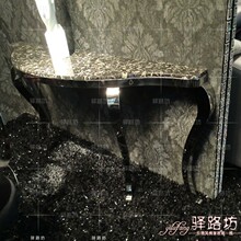 驿路坊—后现代玄关台 不锈钢家具 天然大理石玄关台 HB008餐边台