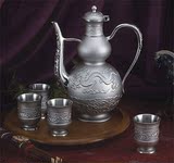 [非典精品]皇家梵诗正品泰国锡器STP30SB蟠龙酒具套装工艺品