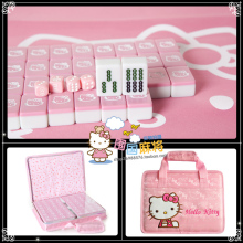 hello kitty 麻将牌 2012版珍藏型麻将粉色 经典款 礼物 现货