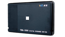 威谱TDMx-2000F型/4进8出数字程控电话交换机/语音导航/弹屏/录音