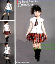 演出服 衬衣款海军服 休闲套装 学院风校服 学生套裙团购