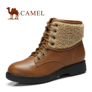 Camel骆驼正品牛皮女鞋