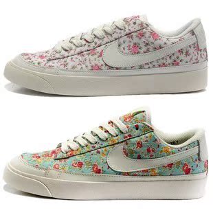  正品Nike/耐克女鞋子耐克板鞋开拓者碎花帆布鞋运动鞋女式鞋