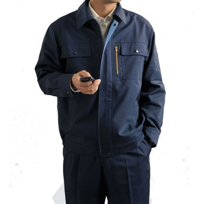 2011春秋款工作服 套装 男工程服工装工服长袖高档细帆布 006款
