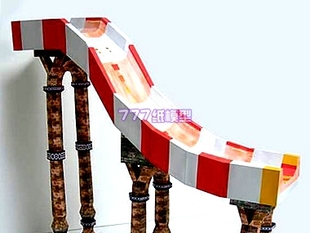 【777纸模型】跑跑卡丁车场景 滑道(完全版 赠
