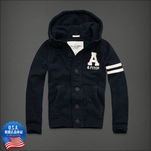  Abercrombie Fitch正品 代购 美国 af 卫衣男款 男装纯棉男士外套