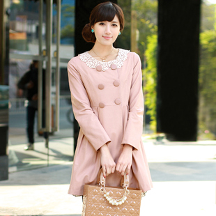 <span class=H>雅莹</span>风 2012女装<span class=H>风衣</span>外套 春装新款正品 气质淑女优雅带花边<span class=H>风衣</span>