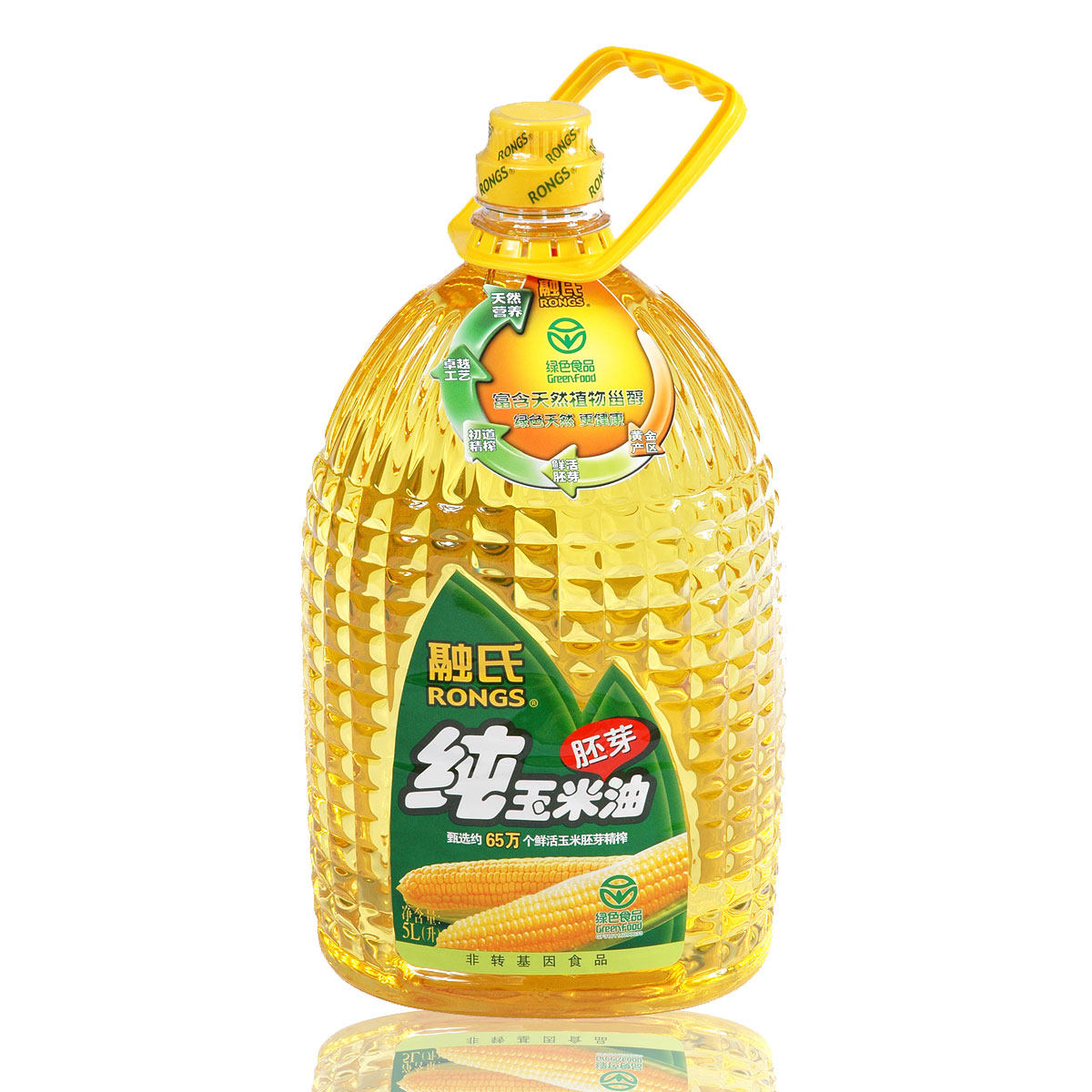 融氏 纯玉米油5L食用油 非转基因压榨绿色食品认证 江浙沪包邮