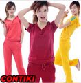 清仓特价新款运动套装女款短袖连帽运动服套装女士夏季运动装纯棉