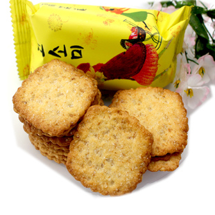 HG韩国进口食品 高笑美饼干 韩国热销饼干 80g 芝麻饼干