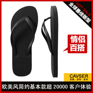 正品夏季新款时尚欧美风女式夹脚人字拖平底凉拖鞋情侣沙滩8色选