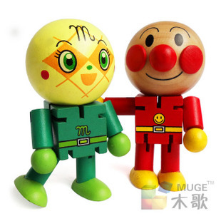 新品 活动小人 百变面包超人 木质小偶 玩偶 手偶 益智玩具在类目 玩具/童车/益智/积木/模型, 幼儿响铃/布玩/安抚玩具, 手偶/安抚玩偶中 - 来自Buy2taobao.com提供专业的淘宝代购服务