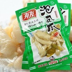TJ 进口鸡爪 重庆特产有友泡凤爪（山椒味）100g