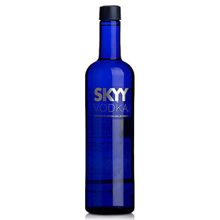  美国原装进口【SKYY】深蓝牌伏特加750ml 蓝天原味40度 正品洋酒