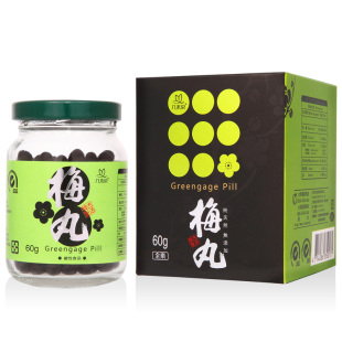  【天猫年货】几木朵台湾原装炼梅锭青梅精 青梅锭 梅丸强碱性60克