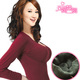 2012 thickening wool warm velvet Terry body thermal underwear set white charcoal heat fiber