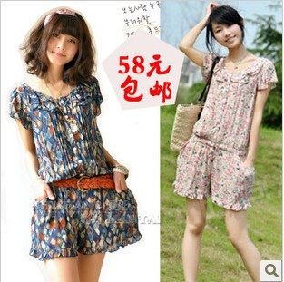 ���ؼ��Ƽ����ĺ�Ҷ���黨���¿� ������ �ɰ������ ���ж̿��� �۸�:58.00