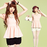 j-com。za*ra日系半截<em>钩花蕾丝</em>毛呢<em>短裤</em>。k34