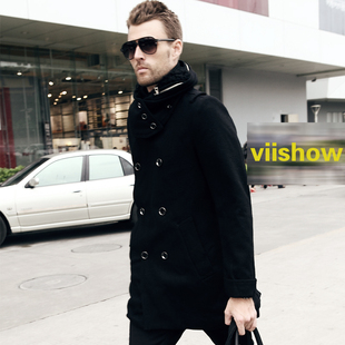 2011 spring clothing new men Western wind MaxMara warm windbreaker men's double breasted men's jacket coat