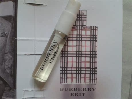 正品试用 Burberry\/巴宝莉BRIT英伦风格女士香
