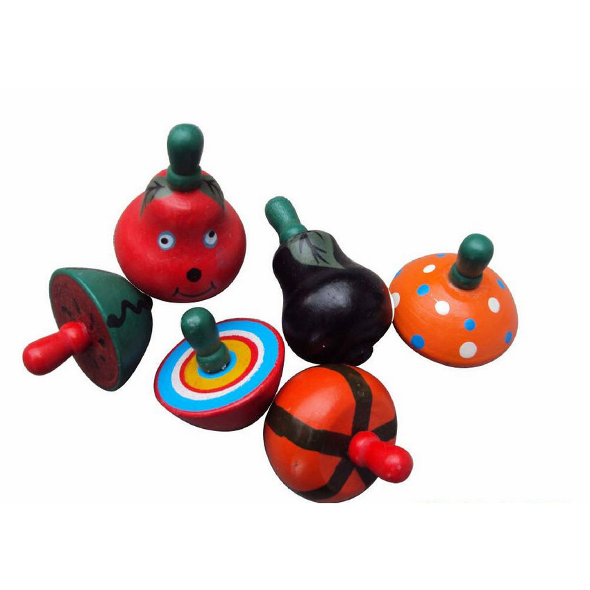 木质水果陀螺 智力/...