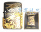 原装正品ZIPPO日韩限量龙之翼-龙之部落双龙黑底金版