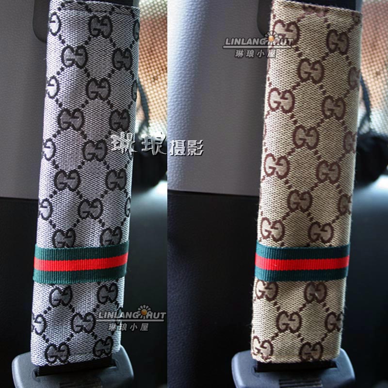 Luxurious Chaopai Safety belt Shoulder protector fashion Belt sets Apricot black Gray Pairin the Car/Articles/Fitting/Refit , Car Accessories/The jewelry , Handbrake sleeve/The sets of files/Set of ornaments Set category - from Buy2taobao.com to provide professional Taobao agent buy service