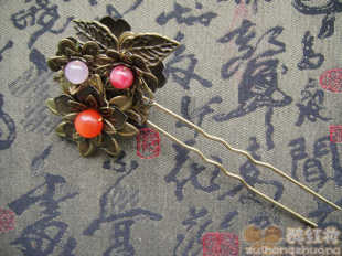 2012汉古风饰品DIY 手工古装发饰古典发簪步摇