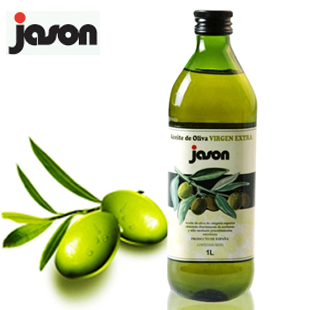  包邮年货食品礼物西班牙进口jason捷森特级初榨食用纯橄榄油1L