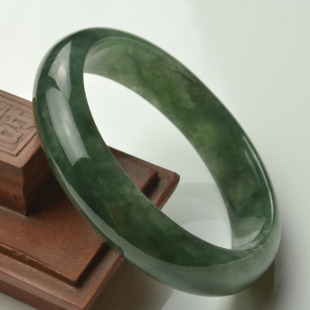  晨生-正品天然A货翡翠玉器手镯 翡翠油青手镯 多款玉镯子 带证书