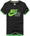耐克AIR男短袖专柜正品nike男士圆领短袖T恤衫半袖无袖纯棉 黑色