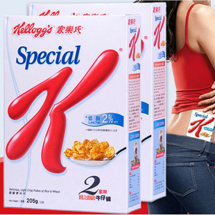  包邮 进口家乐氏香脆麦米片Special K 膳食纤维谷物麦片 2盒装