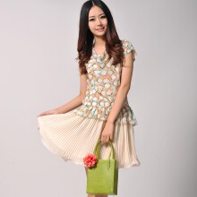 香影2012夏正品美衣丽人糖果小女人可爱迷人连衣裙Q822040原价339