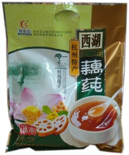  新货到！杭州特产 醇香园经典桂花莲子藕莼 速溶西湖藕粉 600克