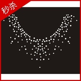 本期特价冲三皇冠 简单凌乱繁星羊绒衫领口烫钻图  L943#