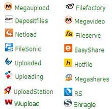 Rapidshare,Filesonic,megaupload,oron�����̴�����